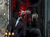 une photo d'Ã©cran de The House of the Dead sur Sega Saturn